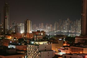 Panama City, Panama skyline at night – Best Places In The World To Retire – International Living